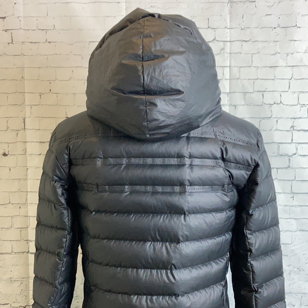 Nike Sportswear Tech AeroLoft Down Parka Jacket Sz S Longline Cozy Athleisure - Picture 8 of 16